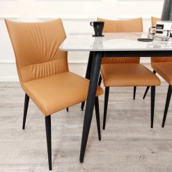 Furniture Imports LTD DINING CHAIRS Flora Leather Dining Chair