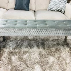 ASR INTERIOR Majestic Dining Table Bench - Chrome Legs - Matches With Majestic Range OTTOMAN BOXES