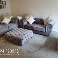 Velvetsofa Rockingham Chesterfield French Velvet Sofa Range