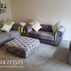 Velvetsofa Rockingham Chesterfield French Velvet Sofa Range