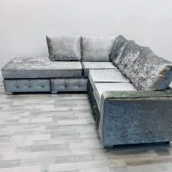 Velvetsofa SOFAS Charles Crushed Velvet Sofa Range