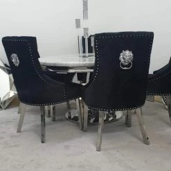 Furniture Imports LTD Majestic Dining Chairs Grey Black Cream Silver Pink