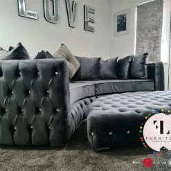 Sofa Sid Curved Velvet Royal Bohemia Sofa