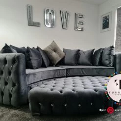 Sofa Sid Curved Velvet Royal Bohemia Sofa