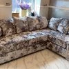 Velvetsofa PREMIUM SOFAS BALMEIN EXCLUSIVE LUSTRO CRUSHED VELVET SOFA RANGE