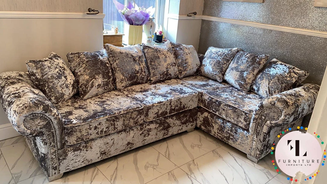 Velvetsofa PREMIUM SOFAS BALMEIN EXCLUSIVE LUSTRO CRUSHED VELVET SOFA RANGE 3 Velvetsofa PREMIUM SOFAS BALMEIN EXCLUSIVE LUSTRO CRUSHED VELVET SOFA RANGE