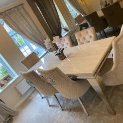 Furniture Imports LTD ALL DINING TABLE SET Chelsea Grey Dining Table Set + Majestic Chairs