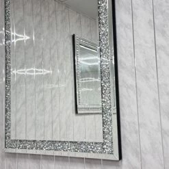ASR INTERIOR Crushed Diamond Wall Mirror 80/120
