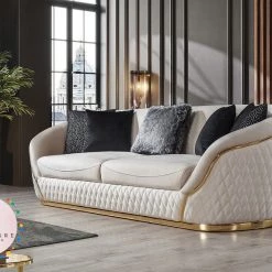 TURKISH Beverley Corner Sofa Range Plush Velvet - Choose Combination