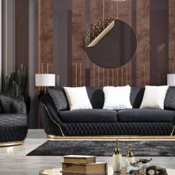 TURKISH Beverley Sofa 3+2 Range Plush Velvet - Choose Combination DUBAI SOFA COLLECTION