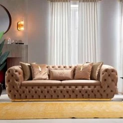 TURKISH Saroza Sofa 3+2 Range Plush Velvet - Choose Combination DUBAI SOFA COLLECTION
