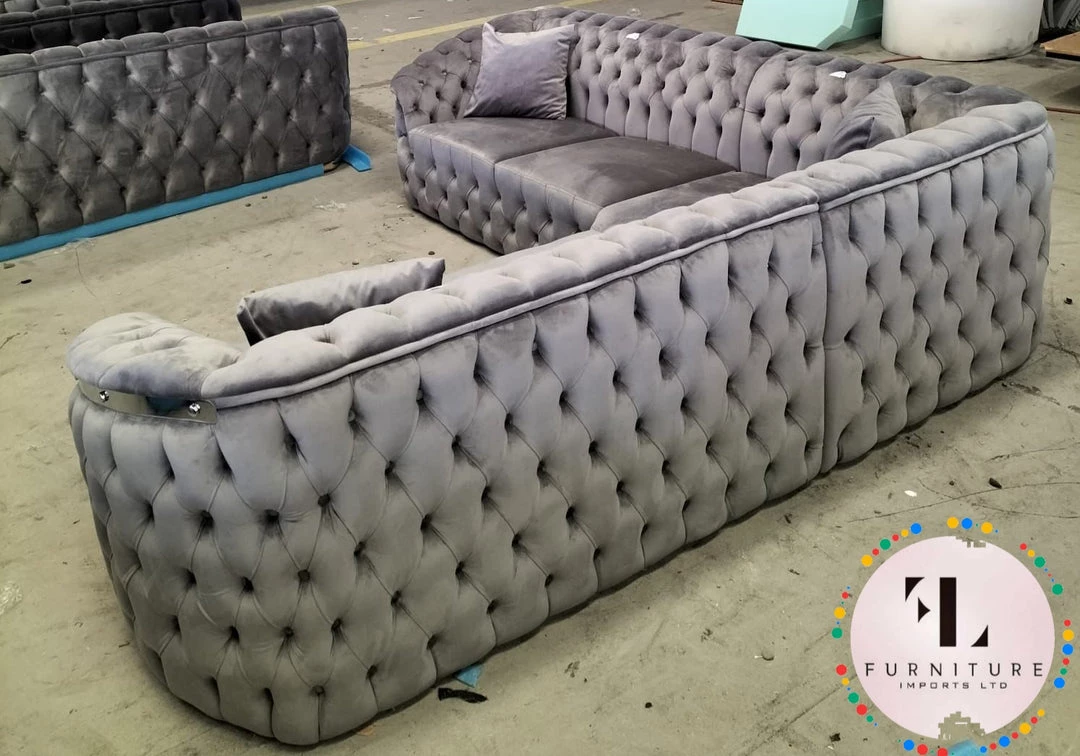 TURKISH Bvlgari Corner Sofa Range Plush Velvet - Choose Combination DUBAI SOFA COLLECTION 6 TURKISH Bvlgari Corner Sofa Range Plush Velvet - Choose Combination DUBAI SOFA COLLECTION