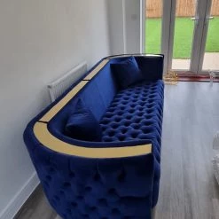 TURKISH Mayfair Sofa 3+2 Range Plush Velvet - Choose Combination DUBAI SOFA COLLECTION