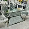 ASR Rose Crushed Diamond Dining Table