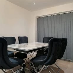 Furniture Imports LTD Karla Metal Plating Dining Chairs