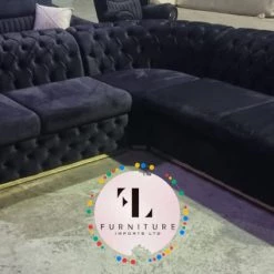 TURKISH Ambassador Corner Sofa Range Plush Velvet - 270cm X 270cm