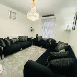 TURKISH DUBAI SOFA COLLECTION Elmira 3+2 Range Plush Velvet - Choose Combination