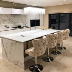 ASR INTERIOR SALE ITEMS Valentino Luxury Lion KnockerBack Barstool - 4 Colours