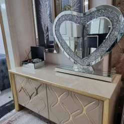 Furniture Imports LTD DUBAI OCCATIONAL FURNITURE NAPOLI TV UNIT Cream And Gold