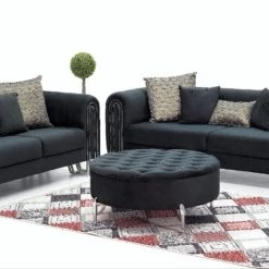 TURKISH DUBAI SOFA COLLECTION Elicante 3+2 Range Plush Velvet - Choose Combination