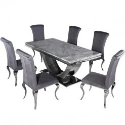 Furnish 365 Arial Dining Table ONLY - 3 Sizes - Many Colours