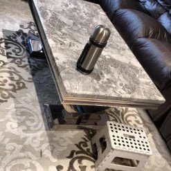 Furniture Imports LTD Arianna Grey Marble Coffee Table