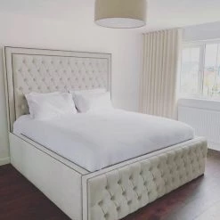 FIL BED COLLECTION EDWARDO BEDFRAME IN PLUSH VELVET