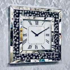 Milano Wall Clock - Floating Crystal CLOCKS