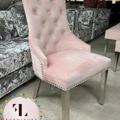 Furniture Imports LTD Majestic Dining Chairs Grey Black Cream Silver Pink