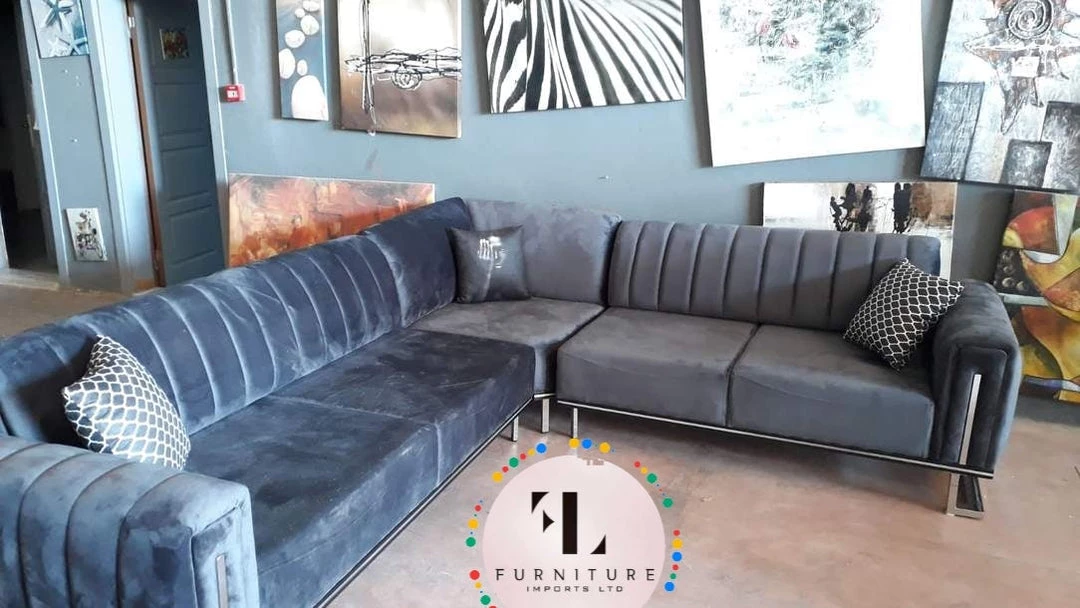 TURKISH SALE ITEMS Genova Corner Sofa Range In Silver & Chrome Plush Velvet 3 TURKISH SALE ITEMS Genova Corner Sofa Range In Silver & Chrome Plush Velvet