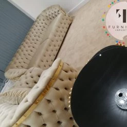 TURKISH DUBAI SOFA COLLECTION Bvlgari Sofa 3+2 Range Plush Velvet - Choose Combination