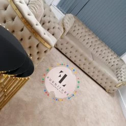 TURKISH DUBAI SOFA COLLECTION Bvlgari Sofa 3+2 Range Plush Velvet - Choose Combination