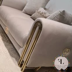 TURKISH DUBAI SOFA COLLECTION Elmira 3+2 Range Plush Velvet - Choose Combination