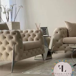 TURKISH Hermes Sofa Range Plush Velvet - Choose Combination