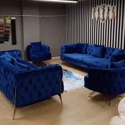 TURKISH Hermes Sofa Range Plush Velvet - Choose Combination