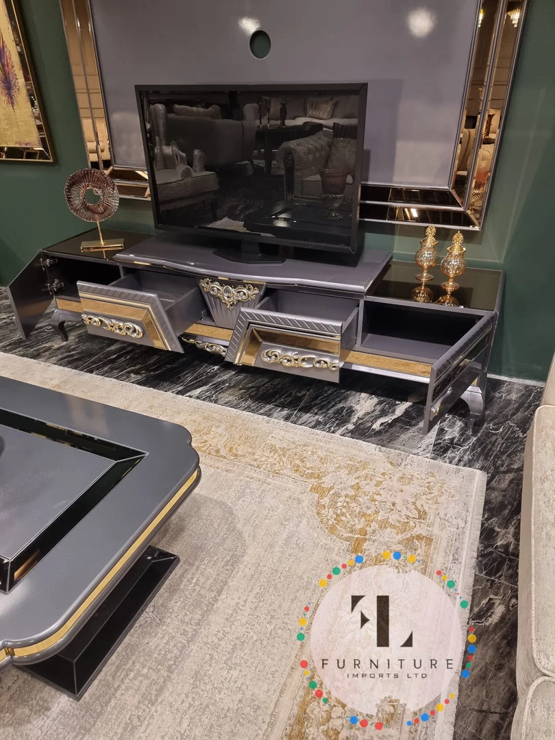 Furniture Imports LTD VERONA ANTHRACITE TV UNIT 160CM 13 Furniture Imports LTD VERONA ANTHRACITE TV UNIT 160CM