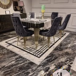 Furniture Imports LTD DUBAI OCCATIONAL FURNITURE LOTUS DINING TABLE SET