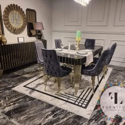 Furniture Imports LTD DUBAI OCCATIONAL FURNITURE LOTUS DINING TABLE SET