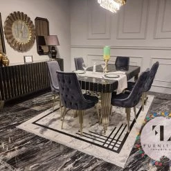 Furniture Imports LTD DUBAI OCCATIONAL FURNITURE LOTUS DINING TABLE SET