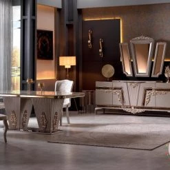 Furniture Imports LTD DUBAI OCCATIONAL FURNITURE VERONA CAPPUCCINO SIDEBOARD 160CM WIDE