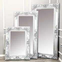 FLOOR STANDING MIRROR Roma Mirror Silver 90 X 120