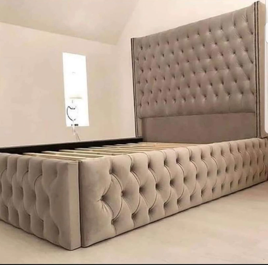 Furniture Imports LTD BED COLLECTION Luxe Curved Wingback Plush Velvet Bed 15 Furniture Imports LTD BED COLLECTION Luxe Curved Wingback Plush Velvet Bed