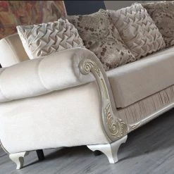 TURKISH DUBAI SOFA COLLECTION Ayana Italian Style Corner Suite - Choose Combination & Velvet