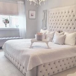 FIL RYMAN BED IN PLUSH VELVET BED COLLECTION