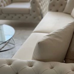 TURKISH Hermes Sofa Range Plush Velvet - Choose Combination