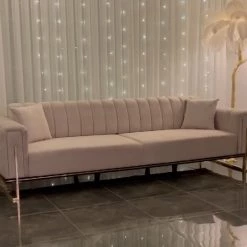 TURKISH SALE ITEMS Genova Sofa 2 Seater In Cream & Gold