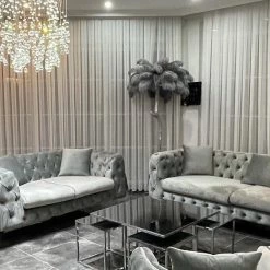 TURKISH Hermes Sofa Range Plush Velvet - Choose Combination