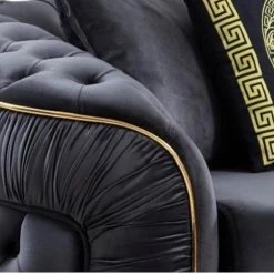 TURKISH Ambassador Corner Sofa Range Plush Velvet - 270cm X 270cm