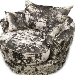 Velvetsofa SOFAS Swivel Chair / Cuddle Chair In French Velvet & Lustro Velvet Range