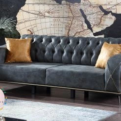 TURKISH Louis XV Sofa Range Plush Velvet - Choose Combination DUBAI SOFA COLLECTION